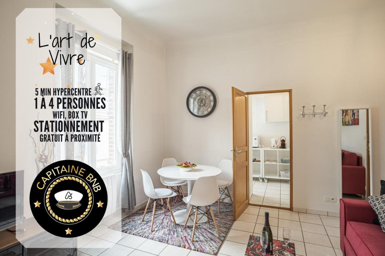 L' Art De Vivre - 3 Min Hypercentre - 4 Personnes Appartement Troyes Buitenkant foto