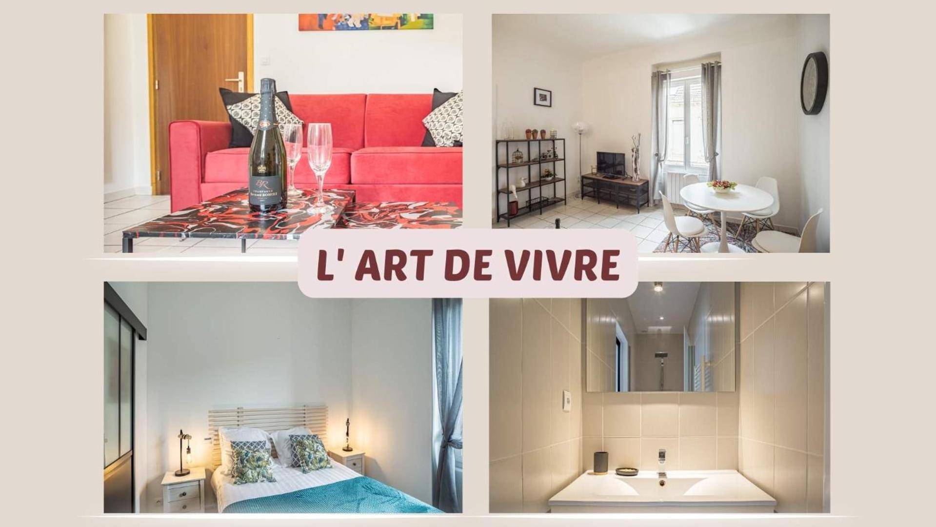 L' Art De Vivre - 3 Min Hypercentre - 4 Personnes Appartement Troyes Buitenkant foto
